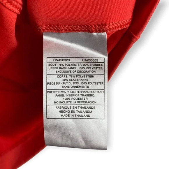 Nike Golf Fit Dry Coral Tee with White Breathable Back - Picture 9 of 10